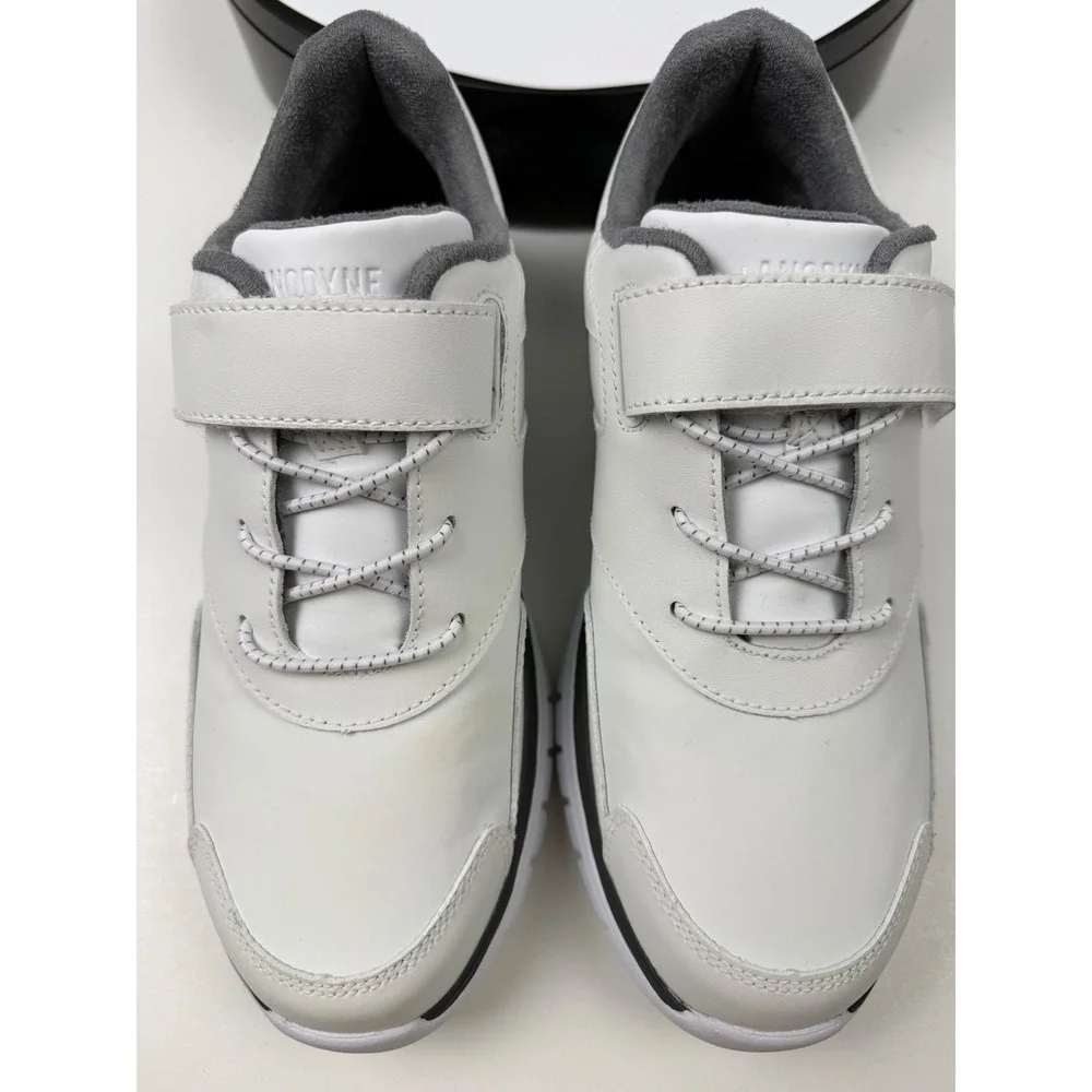 Anodyne Shoes for Custom Insoles Womens White Leather Adjustable Shoes Size‎ 7M